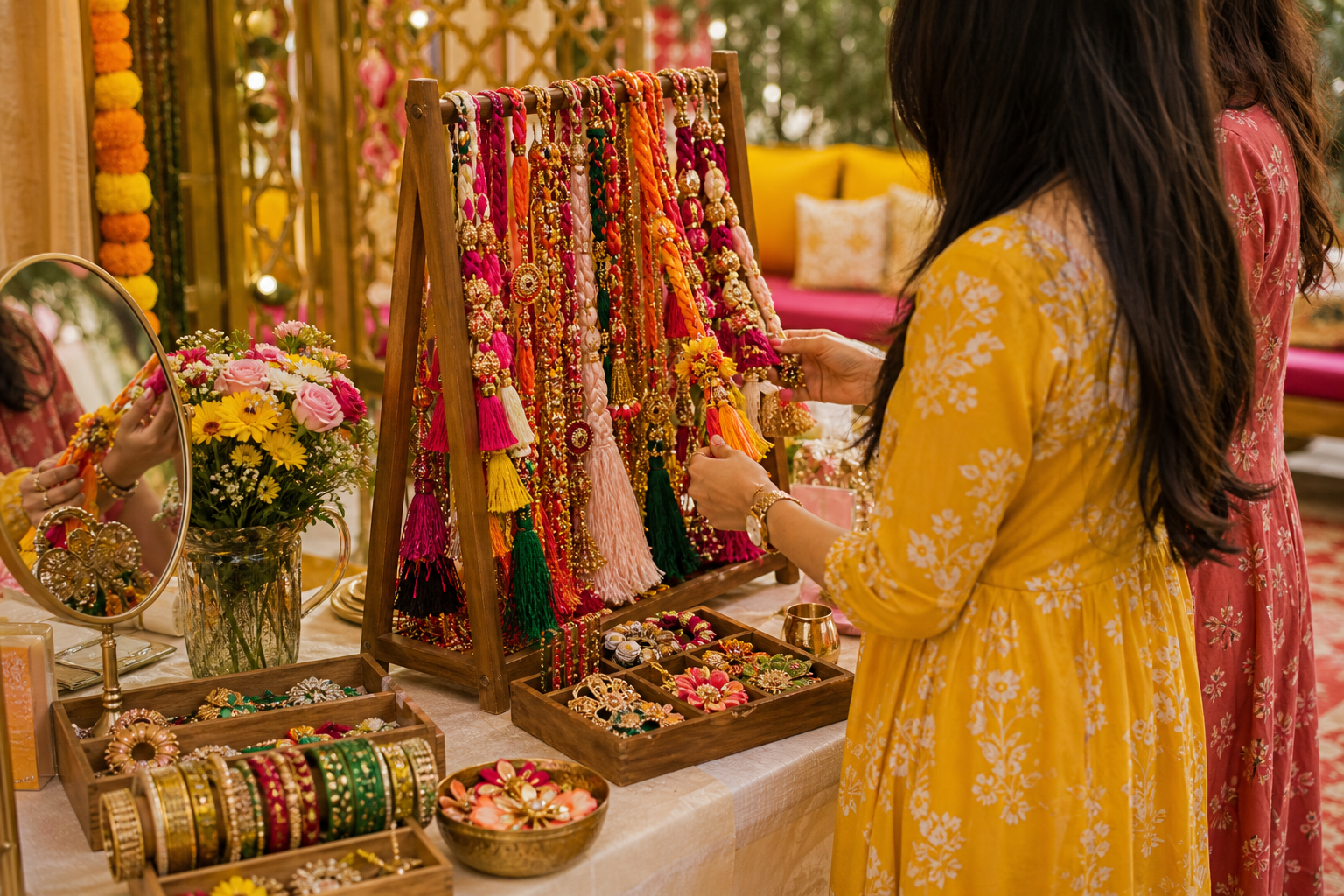 Mehendi and cultural event styling pop-up counter